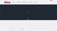 Desktop Screenshot of itica.cz