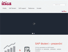 Tablet Screenshot of itica.cz